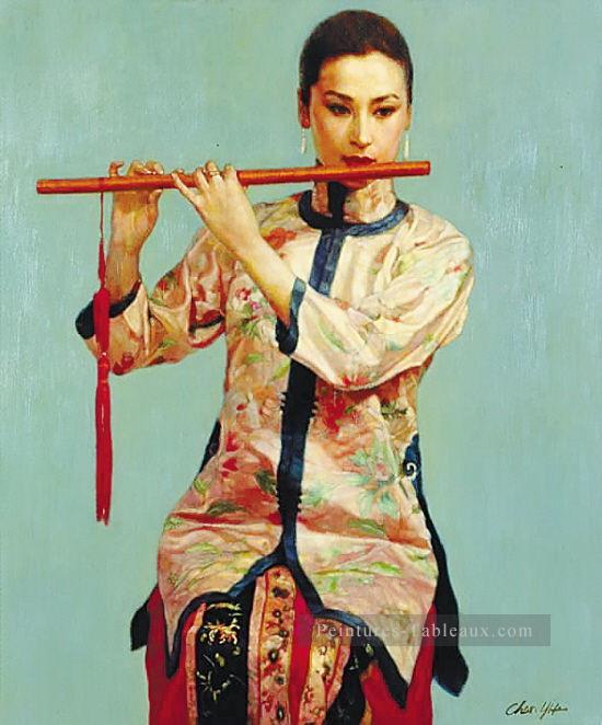 zg053cD132 chinois peintre Chen Yifei Peintures à l'huile